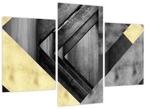 Tablou - Textura forme (90x60 cm)