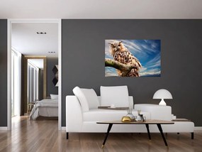Tablou cu bufnița (90x60 cm)