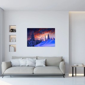 Tablou - Amurg dev iarnă (90x60 cm)