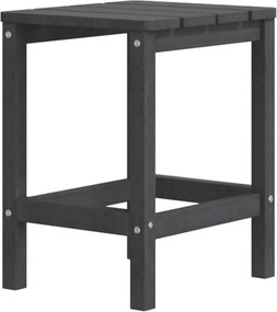 vidaXL Masă Adirondack de grădină, antracit, 38x38x46 cm, HDPE