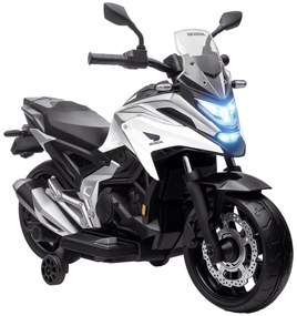 AIYAPLAY Moto electrică pentru copii, motocicletă Honda pentru copii 3-6 ani cu muzică, faruri alb | Aosom Romania