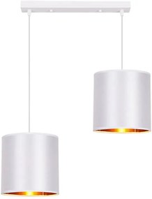 Candellux Atlanta lampă suspendată 2x40 W alb 32-00644