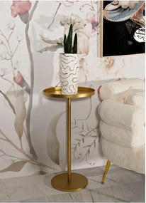 Măsuță auxiliară rotundă din metal ø 51 cm Doha – Mauro Ferretti