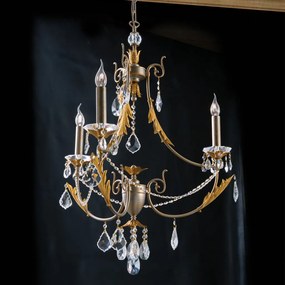 Candelabru LUX super elegant cu 3 brate Miramare LU 2407/3 OR