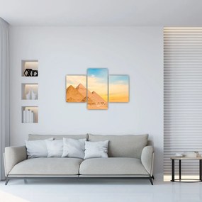 Tablou cu piramidele din Egipt (90x60 cm)