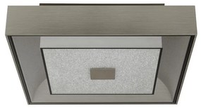 Plafoniera eleganta design modern Rhea LED argintiu