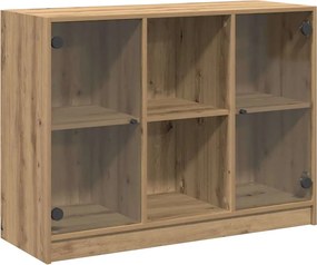 vidaXL Dulap, stejar artizanal, 102x37x75,5 cm, lemn prelucrat