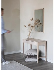 Masă consolă din lemn de stejar, Rowico Fulla, mat