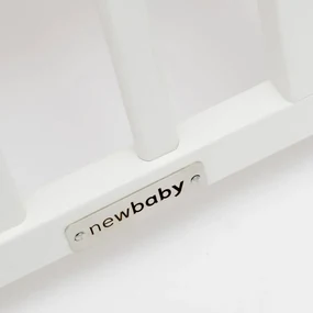 Pătuț pentru copii New Baby Lilly cu sertar, alb