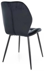 Scaun de bucătărie Stigia, negru