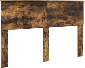 vidaXL Tăblie cap Stejar fumuriu 140 cm Lemn compozit