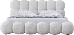 Pat dormitor dumonde, tapitat bej, Empress 180x200 cm