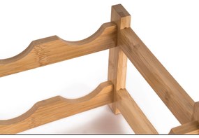 Raft pentru vin G21 din bambus, 16 sticle