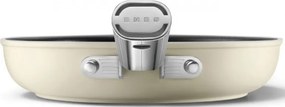 Tigaie SMEG FPF2002CRM, 1,5 l, Ø20 cm, Аcoperire ceramica antiaderenta, Pana la 250°C, Fara PFAS, Inductie, Crem