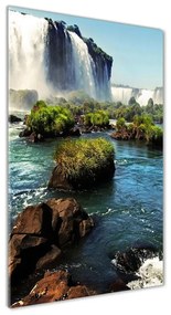 Pictura pe sticlă acrilică Cascada Igazu
