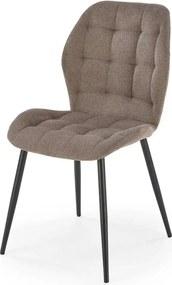 Scaun K548, gri/negru, stofa clasica/metal, 47x55x84 cm