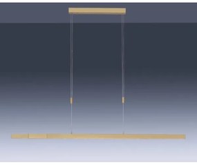 Lustră LED dimabilă pe cablu Paul Neuhaus 2568-60 ADRIANA LED/14W/230V alămie