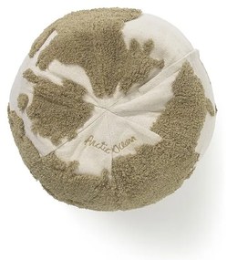 Fotoliu puf pentru copii verde-crem World Map – Lorena Canals