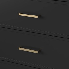 Comodă CosmoLiving by Cosmopolitan Westerleigh, 144 x 85 cm, negru