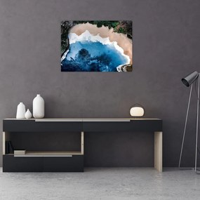 Tablou pe sticlă cu plaja Nusa Penida, Indonesia (70x50 cm)