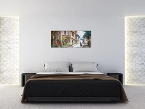 Tablou - Satul filipinez, Asia (120x50 cm)