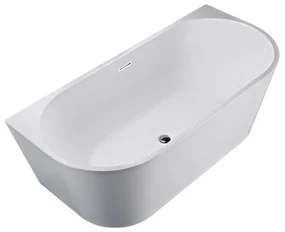 Cada freestanding, Florida, Beatrice 170, semi-ovala, cu instalatie completa, alb