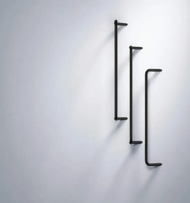 Silia suport pentru prosoape finisaj negru ADI_N621