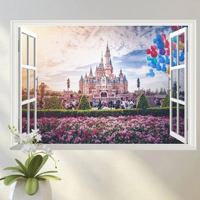 PIPPER | Autocolant de perete "Disney Land" 70x50 cm
