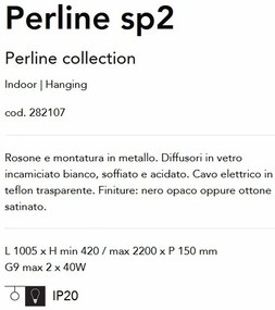 Lustra / Pendul design modern Perline sp2 alama