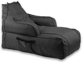 Fotoliu Player Pufrelax, Material Impermeabil - Gri inchis