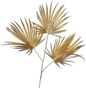 Ramura decorativa cu frunze aurii PALM, 100cm