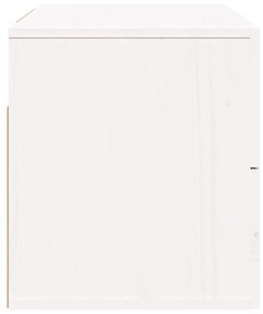 Noptiere de perete, 2 buc., alb, 50x36x40 cm 2, Alb, 1