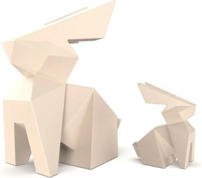 Decoratiune/ Statueta exterior sau interior ORIGAMI USAGI, mat