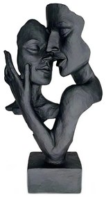 Decorațiune de masă din rășină, 29 x 9 x 17 cm, negru