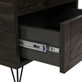 Măsuță de noptieră Luna Dark Brown