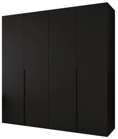Dulap de haine 200 cm Alice 1 (Negru + Negru). 1126118