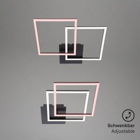 Plafonieră LED dimabilă FRAME 2xLED/11W/230V negru Briloner 3210-015
