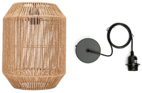 Lustră pe cablu Aigostar 1xE27/60W/230V bej