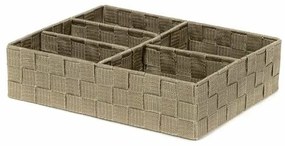 Organizator Compactor pentru accesorii TEX32 x 25 x 8 cm, taupe