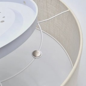 Plafonieră SIRJA 1xE27/60W/230V, diam. 35 cm, crem