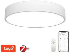 Plafonieră LED dimabilă Immax NEO 07207L RONDATE 65W/230V Tuya alb + telecomandă
