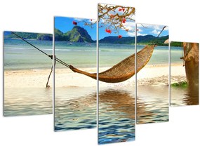 Tablou - Relax la plajă (150x105 cm)