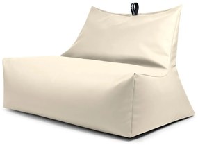 Fotoliu bean bag bej cu tapițerie din imitație de piele Icy Sofa – So Soft?