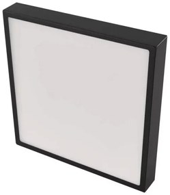 Plafonieră LED/28,5W/230V 3000/3500/4000K 30x30 cm negru