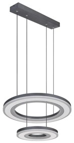 Lustră LED dimabilă pe cablu Globo 67191-50 BLASIUS LED/50W/230V d. 50 cm+ telecomandă