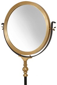 Oglinda rotunda cu rama auriu/negru 40x62x173 cm