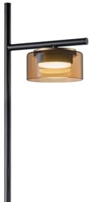 Lampă LED de podea OFELIA 1xGX53/6W/230V negru/bej