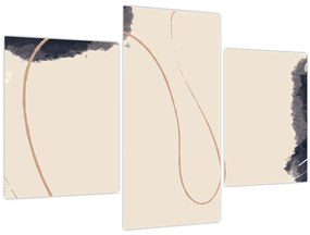 Tablou - Abstractizare bej (90x60 cm)