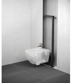 Ravak X01517 - Bideu suspendat UNI CHROME ceramică/alb