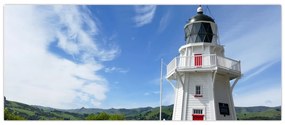 Tablou cu farurile Akaroa, Nooua Zeelanda (120x50 cm)